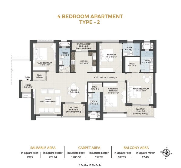 4BHK-T2